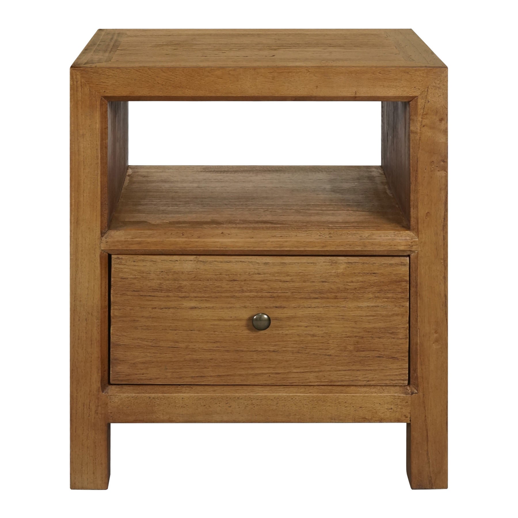 New Macaire Timber Bedside Table, Natural
