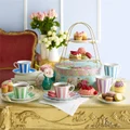 Noritake Carnivale Fine Porcelain Cup & Saucer Set, Pink