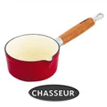 Chasseur Cast Iron Milk Pan, 14cm, Federation Red