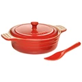 Chasseur La Cuisson Camembert Baker with Cheese Spreader - Red