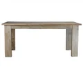 Neasham Solid Mango Wood Timber 260cm Dining Table - White Washed Natural