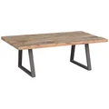 Udall Mango Wood & Metal 130cm Coffee Table
