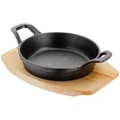 Pyrolux Pyrocast 18cm Round Gratin with Maple Tray