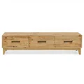 Portland Recycled Pine Timber 3 Drawer 180cm TV Unit
