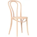 Princess Polish Made Commercial Grade European Beech Timber Dining Chair, Timber Seat, Natural