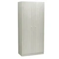Mission 2 Door Pantry Cabinet, White