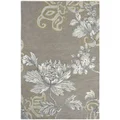 Wedgwood Fabled Floral Hand Tufted Designer Wool Rug, 240x170cm, Grey