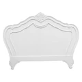Challuy Hand Crafted Mahogany King Size Headboard, White