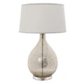 Brompton Acrylic Table Lamp with Ivory Linen shade