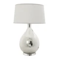 Halifax Acrylic Table Lamp with Ivory Linen Shade