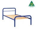 Tubeco Budget Australian Made Metal Bed, Double, Space Blue