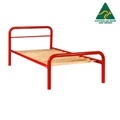 Tubeco Budget Australian Made Metal Bed, Double, Red