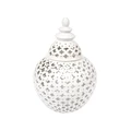 Miccah Porcelain Temple Jar, Medium, White