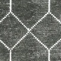 Geometrics Hand Knotted Wool Rug, 200x300cm, Black