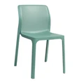 Bit Italian Made Commercial Grade Indoor/Outdoor Dining Chair, Green