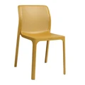 Bit Italian Made Commercial Grade Indoor/Outdoor Dining Chair, Yellow