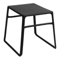 Pop Italian Made Commercial Grade Outdoor Side Table, Anthracite