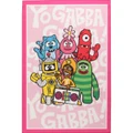 Yo Gabba Gabba Team Kids Rug, 150x100cm, Pink