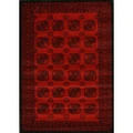 Istanbul Afghan Turkish Made Oriental Rug, 400x300cm, Red