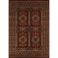Istanbul Afghan Turkish Made Oriental Rug, 290x200cm, Burgundy