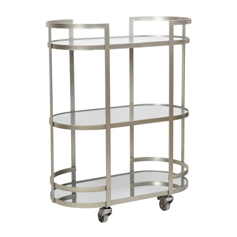 Arden Iron & Mirror Drinks Trolley