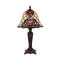 Alicia Tiffany Style Stained Glass Table Lamp, Small