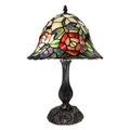 Rosita Tiffany Style Stained Glass Table Lamp, Medium