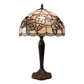 Ilona Tiffany Style Stained Glass Table Lamp, Medium
