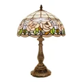 Chandell Tiffany Style Stained Glass Table Lamp, Medium