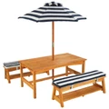Kidkraft Outdoor Table and Bench Set with Cushion and Umbrella