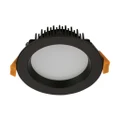 Deco IP44 Indoor / Outdoor Dimmable LED Fixed Downlight, Round, 13W, CCT, Black