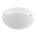 Polydome IP66 Italian Made Exterior Ceiling Light, Medium, White