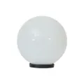 Polysphere IP44 Italian Made Exterior Sphere Post Top Light, 20cm, Opal
