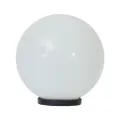 Polysphere IP44 Italian Made Exterior Sphere Post Top Light, 30cm, Opal