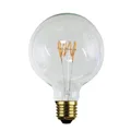 Allume G125 Dimmable LED Spiral Filament Globe, E27, 2200K, Clear