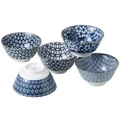 Nami 5 Piece Porcelain Multi Bowl Set