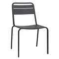 Lameretta Commercial Grade Aluminium Indoor / Outdoor Dining Chair, Anthracite
