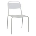 Lameretta Commercial Grade Aluminium Indoor / Outdoor Dining Chair, White