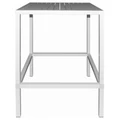 Cube Italian Made Commercial Grade Indoor / Outdoor Square Bar Table, 80cm, White