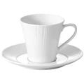 Noritake Conifere Fine Porcelain Coffee Cup & Saucer Set