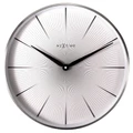 NeXtime 2 Seconds Metal Frame Wall Clock, 40cm, White