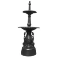 Ibis Cast Iron Garden Fountain, Black