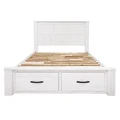 Lakeland Mountain Ash Timber Bed with End Drawers, King