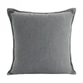 Farra Linen Scatter Cushion, Dark Grey