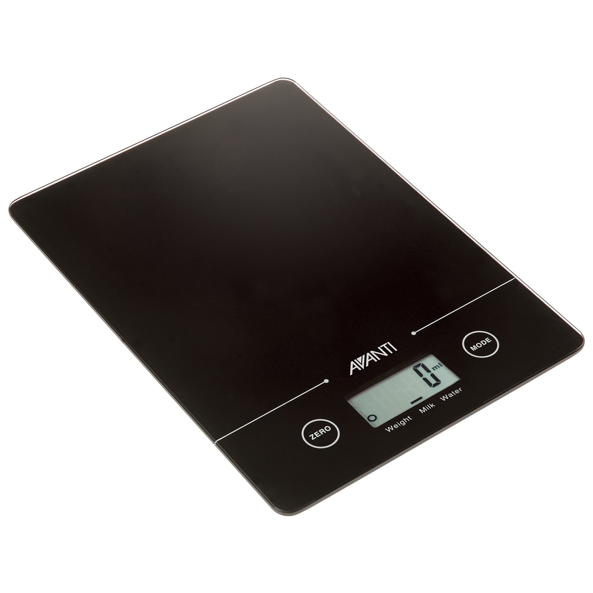 Avanti Compact Kitchen Scale, Black