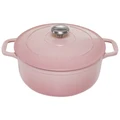 Chasseur Cast Iron Round French Oven, 20cm, Cherry Blossom