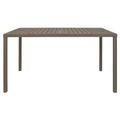Cube Italian Made Commercial Grade Indoor / Outdoor Dining Table, 140cm, Taupe