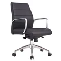 Cruz PU Leather Executive Office Chair, Low Back