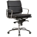 Flash Leather Executive Office Chair, Low Back