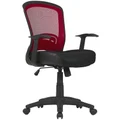 Intro Fabric Task Office Chair, Red / Blak